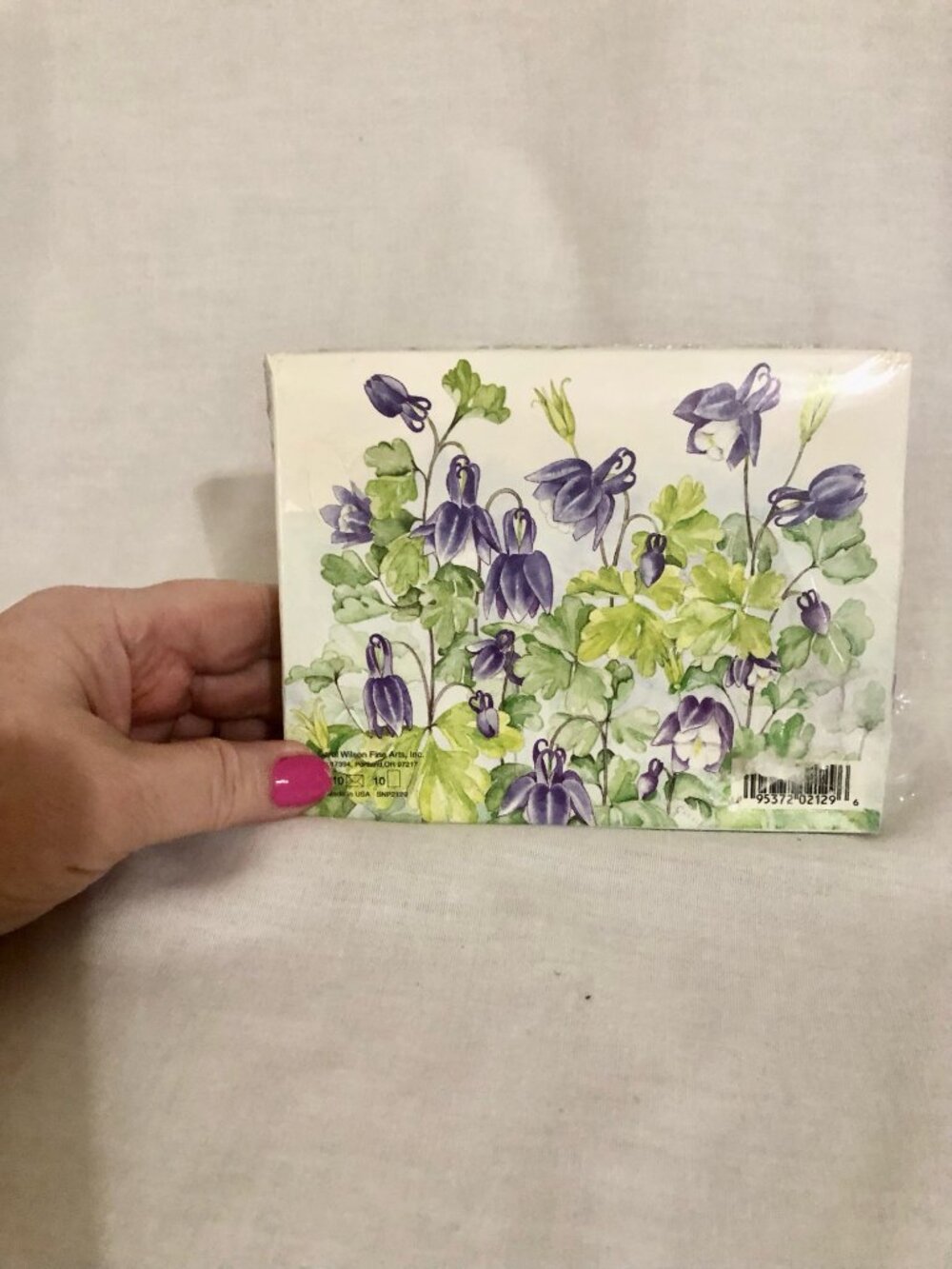 Lilac Drop Note Cards - Picture 3 of 5